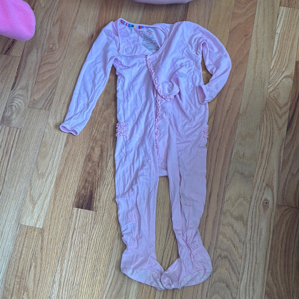 Magnetic Me Light Pink Kids One Piece Footie